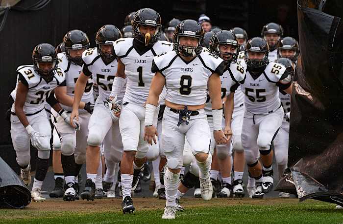 Quaker Valley runs out.